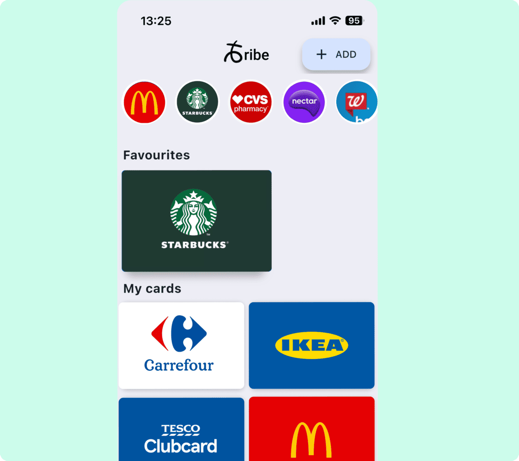 Store all loyalty cards in one app