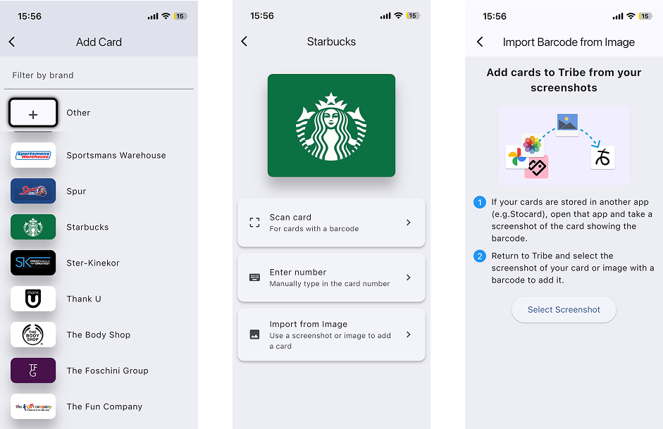 screenshot of card